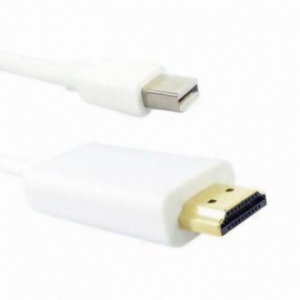  Adapter Mini Display Port to HDMI for MacBook&MacBook Pro White